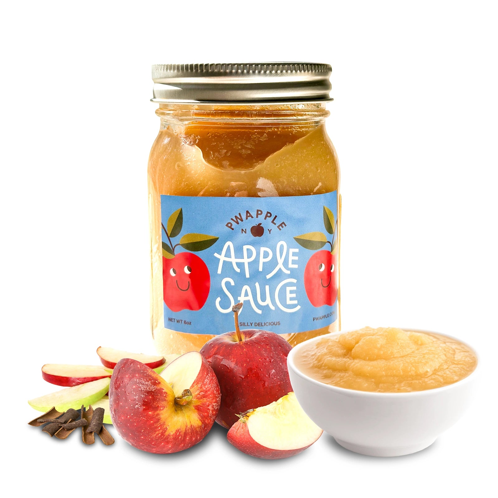 Silly and Delicious Apple Sauce — 8 oz