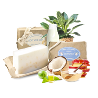 Fresh Linen Goat Milk Soap — 100% Organic with Apple, Coconut & Lemon Oils